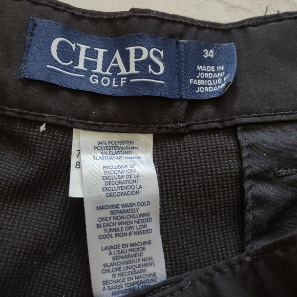 Chaps Golf shorts zipper pockets - Picture 2 of 10